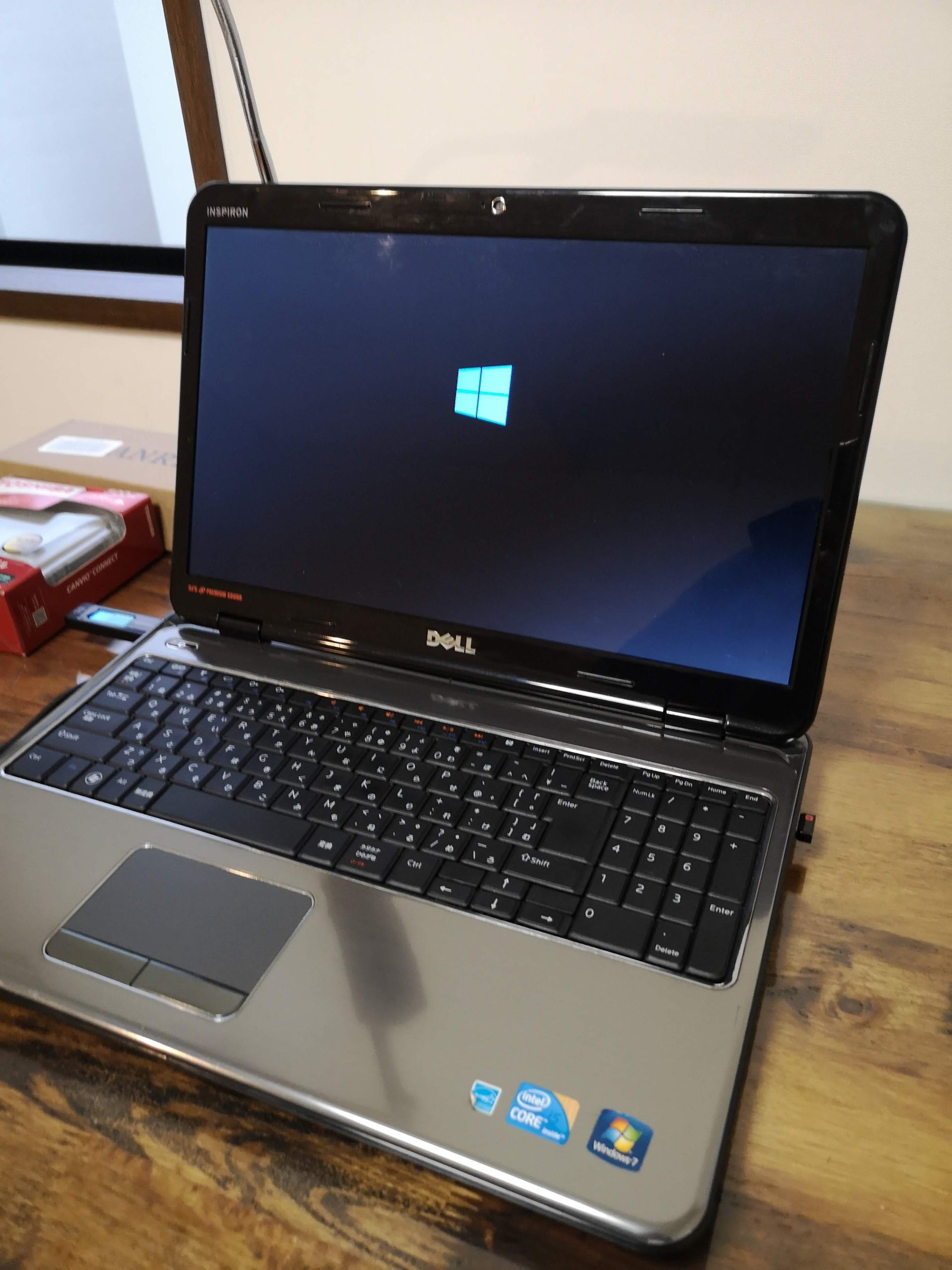 福岡市南区一般のお客様DELLノートパソコンWindows10更新＆バッテリー修理